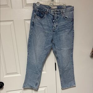 Top Shop Classic Light Wash Blue Jeans